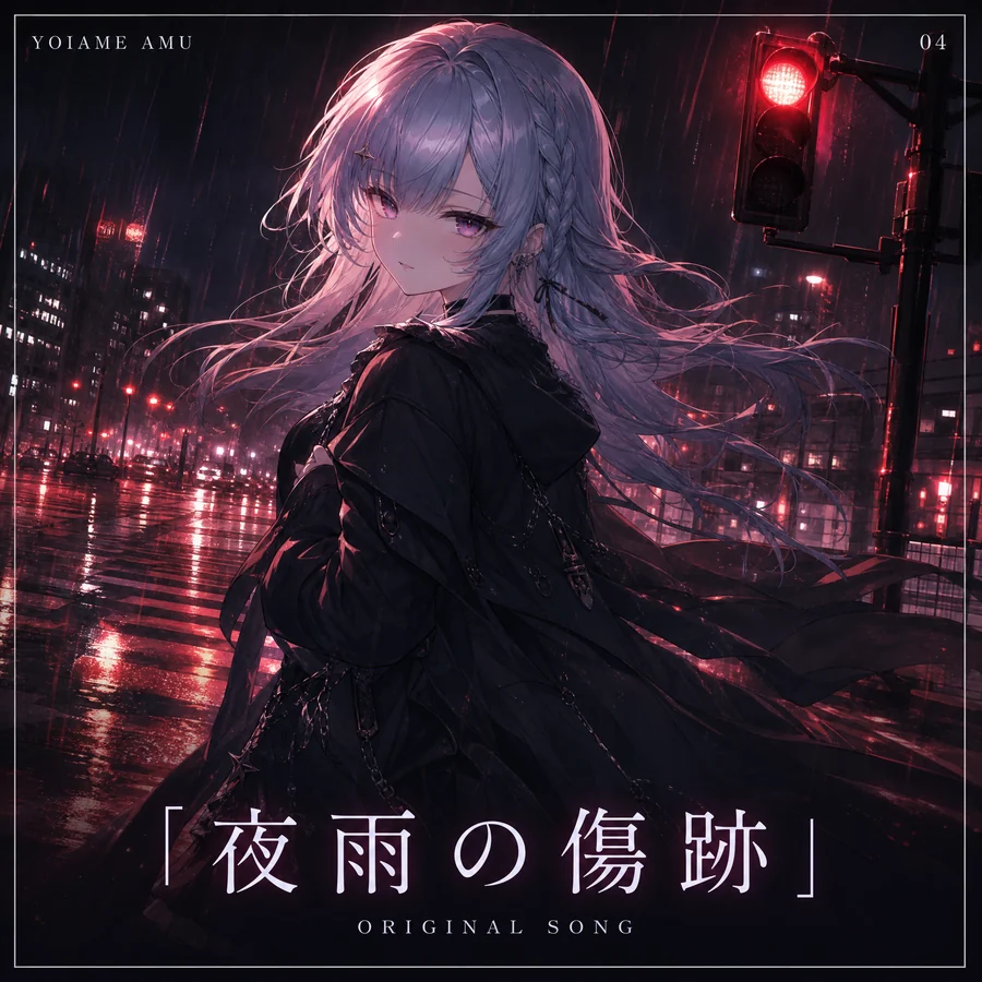 夜雨の傷跡